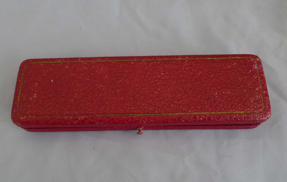 A cased set of silver and enamel Bridge Propelling pencils.