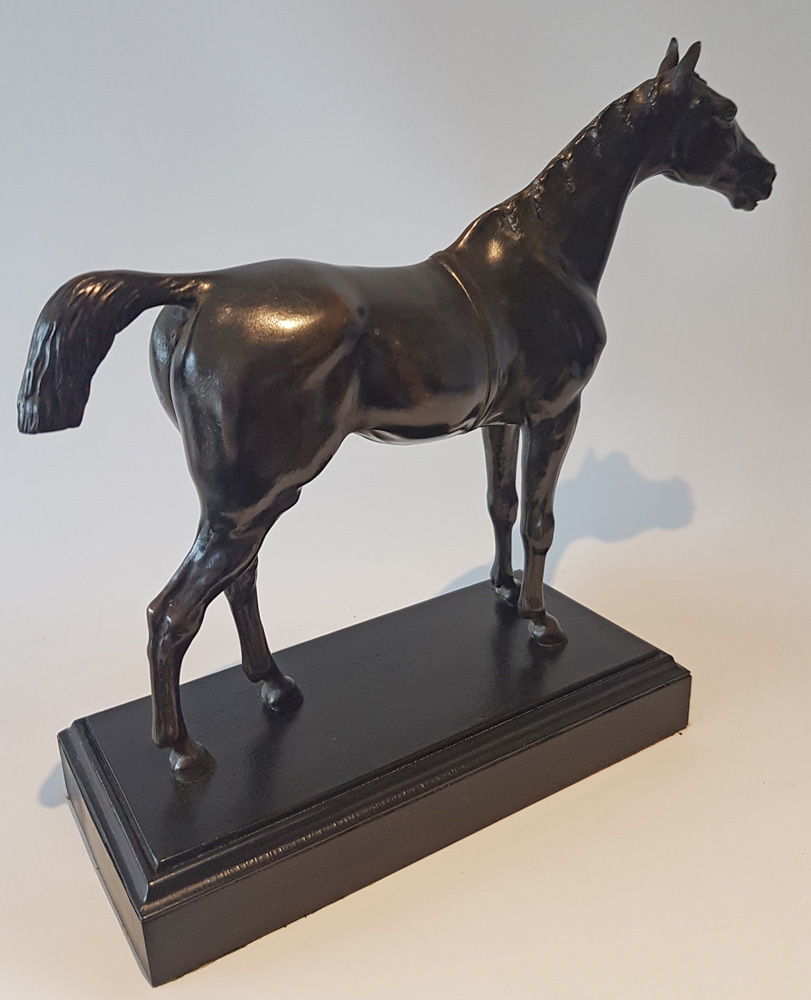 Antique French Patinated bronze of a Horse
