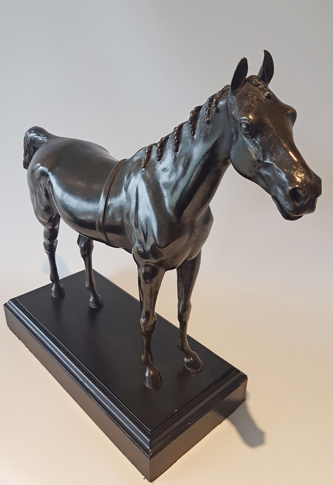 Antique French Patinated bronze of a Horse
