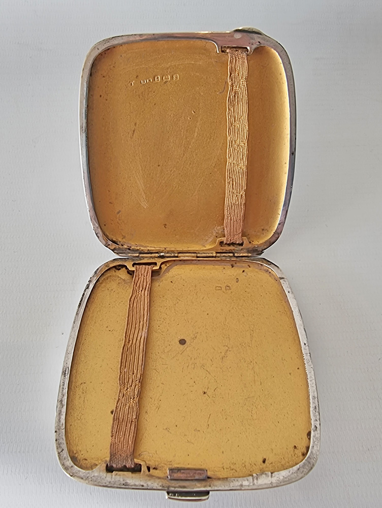Silver Shibayama Cigarette Case