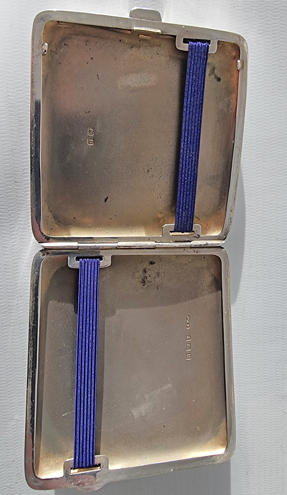 Silver Shibayama Cigarette Case
