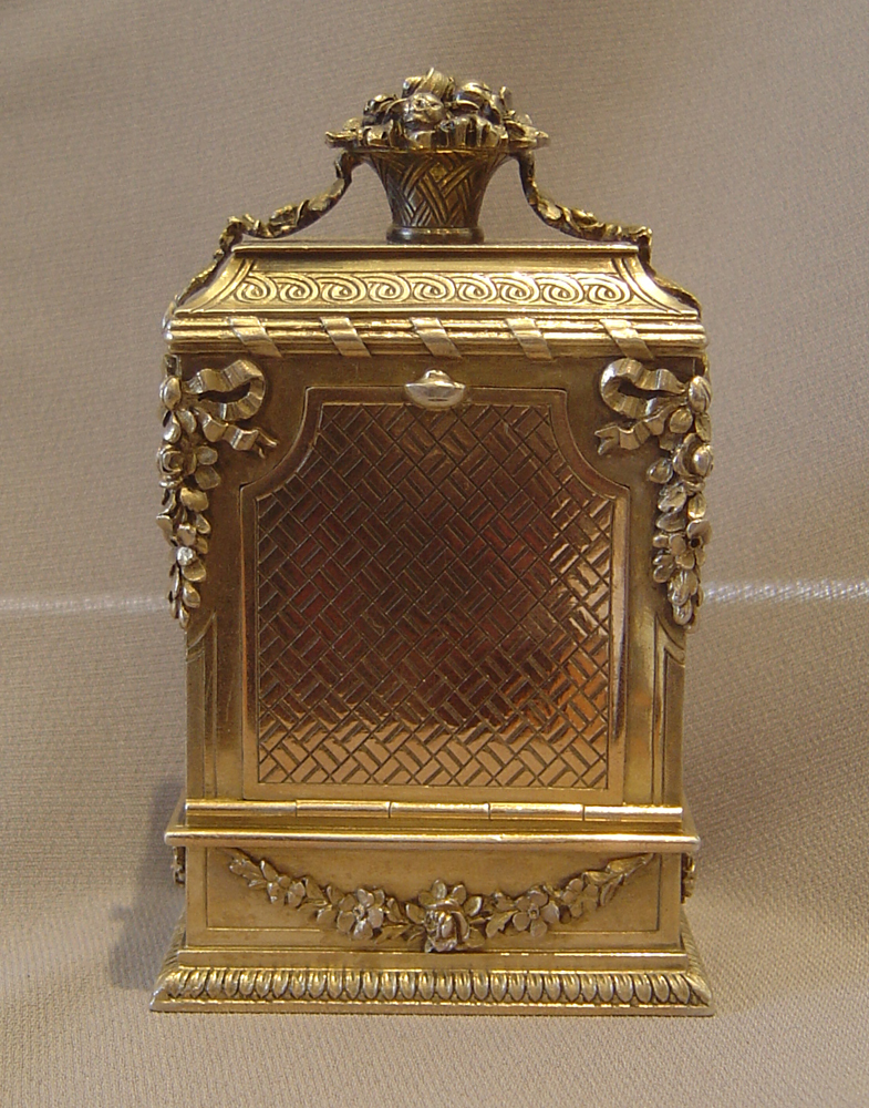 Fine late 19th century silver boudoir clock.