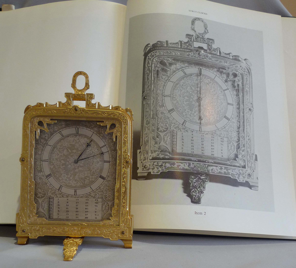 Important pre numbered Thomas Cole calendar clock.
