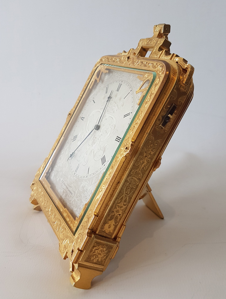 Important pre numbered Thomas Cole Striking and Repeating  Strut Clock
