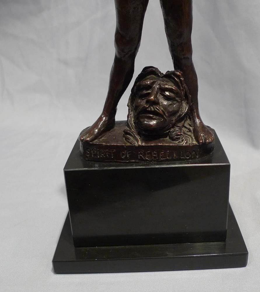 Bronze by Enzo Plazotta titled 