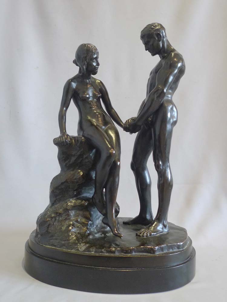German bronze of 