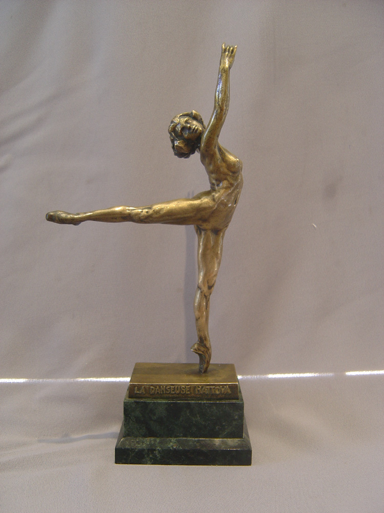 Russian bronze by Serg Yourievitch of La Danseuse Nattova.
