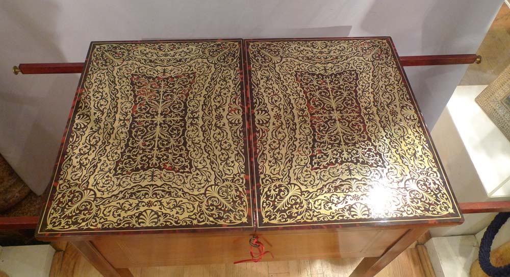 Exceptional boulle topped humidor.