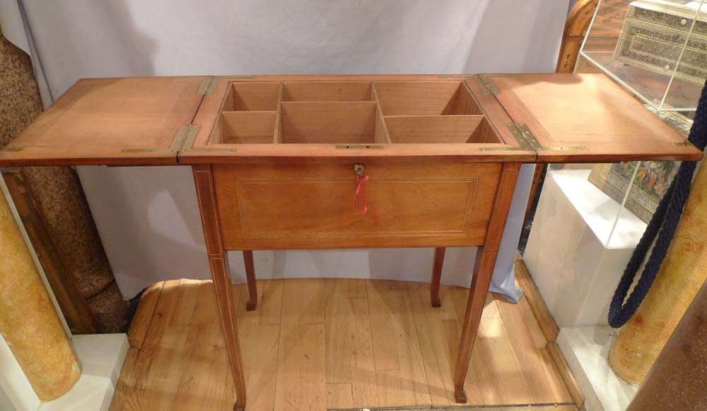 Exceptional boulle topped humidor.