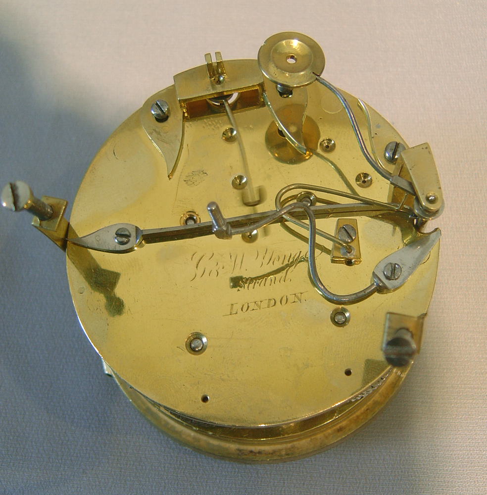 English late Regency Derbyshire black marble double fusee mantle clock in Egyptian style by Yonge.