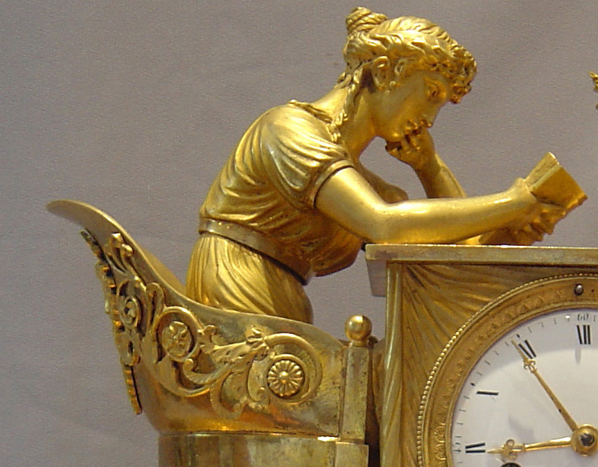 French Empire mantel clock of 