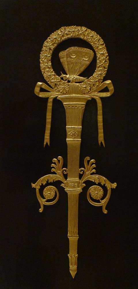 French antique mantel clock of Empire period of 