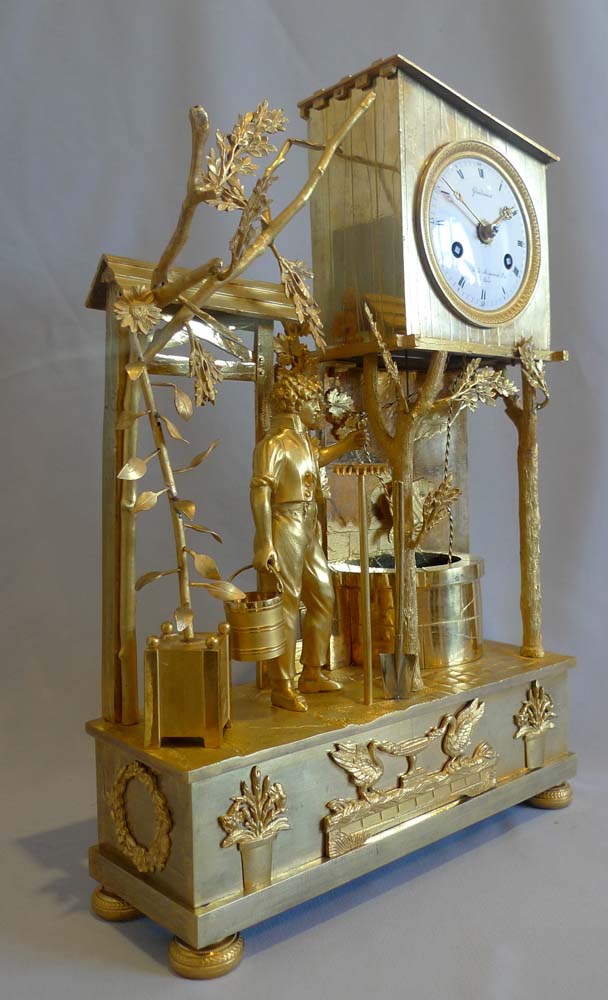 Antique French Empire genre clock 