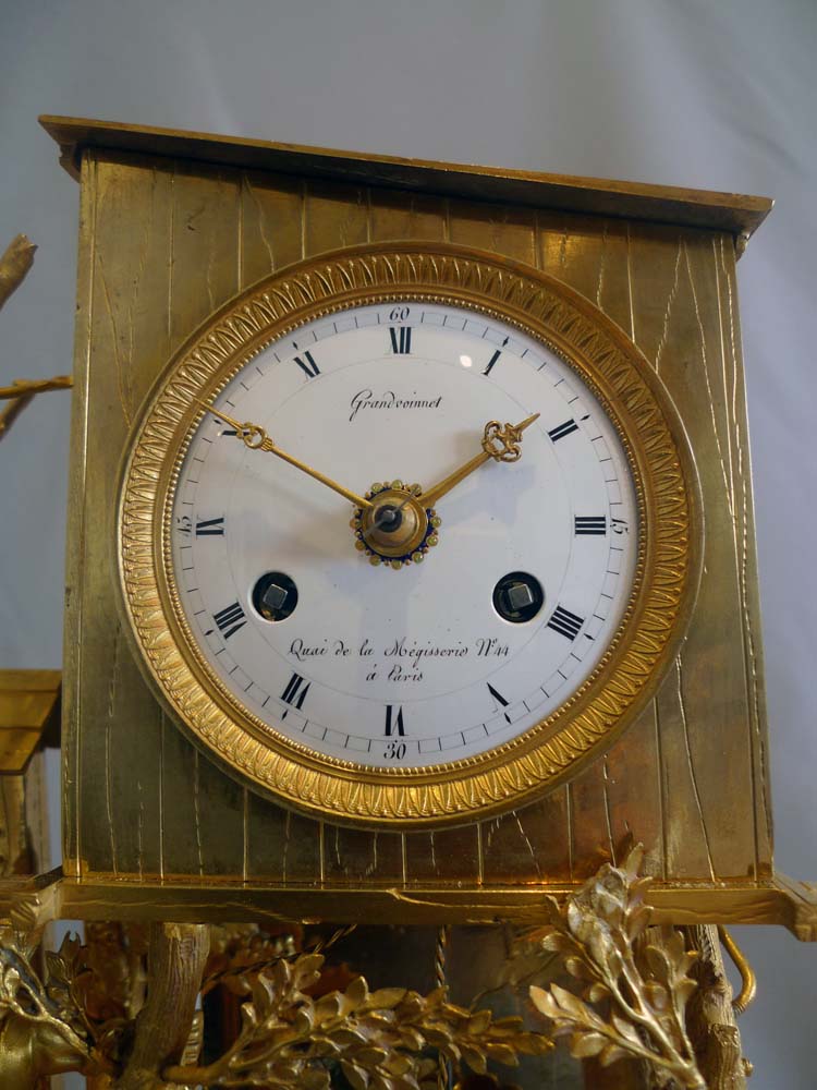 Antique French Empire genre clock 