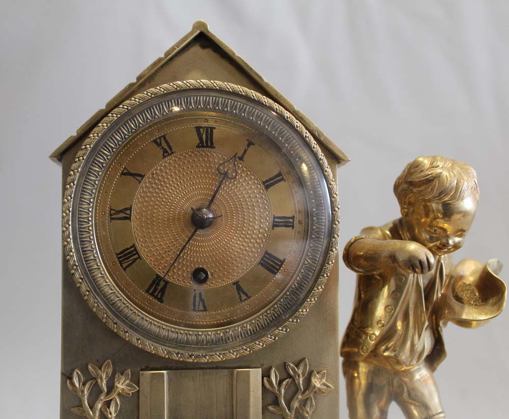  Antique English Regency bronze Arcadian 