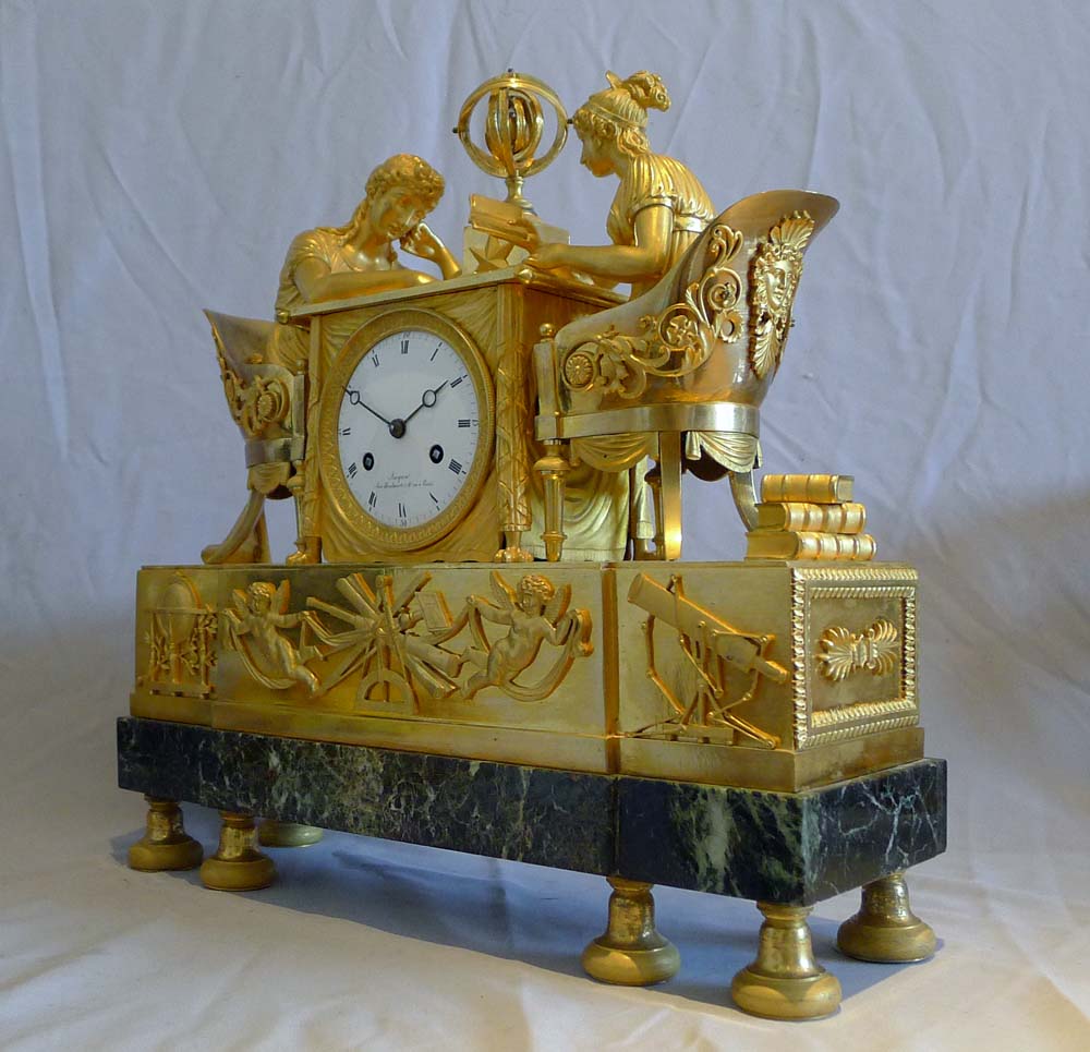 Antique French Empire clock 