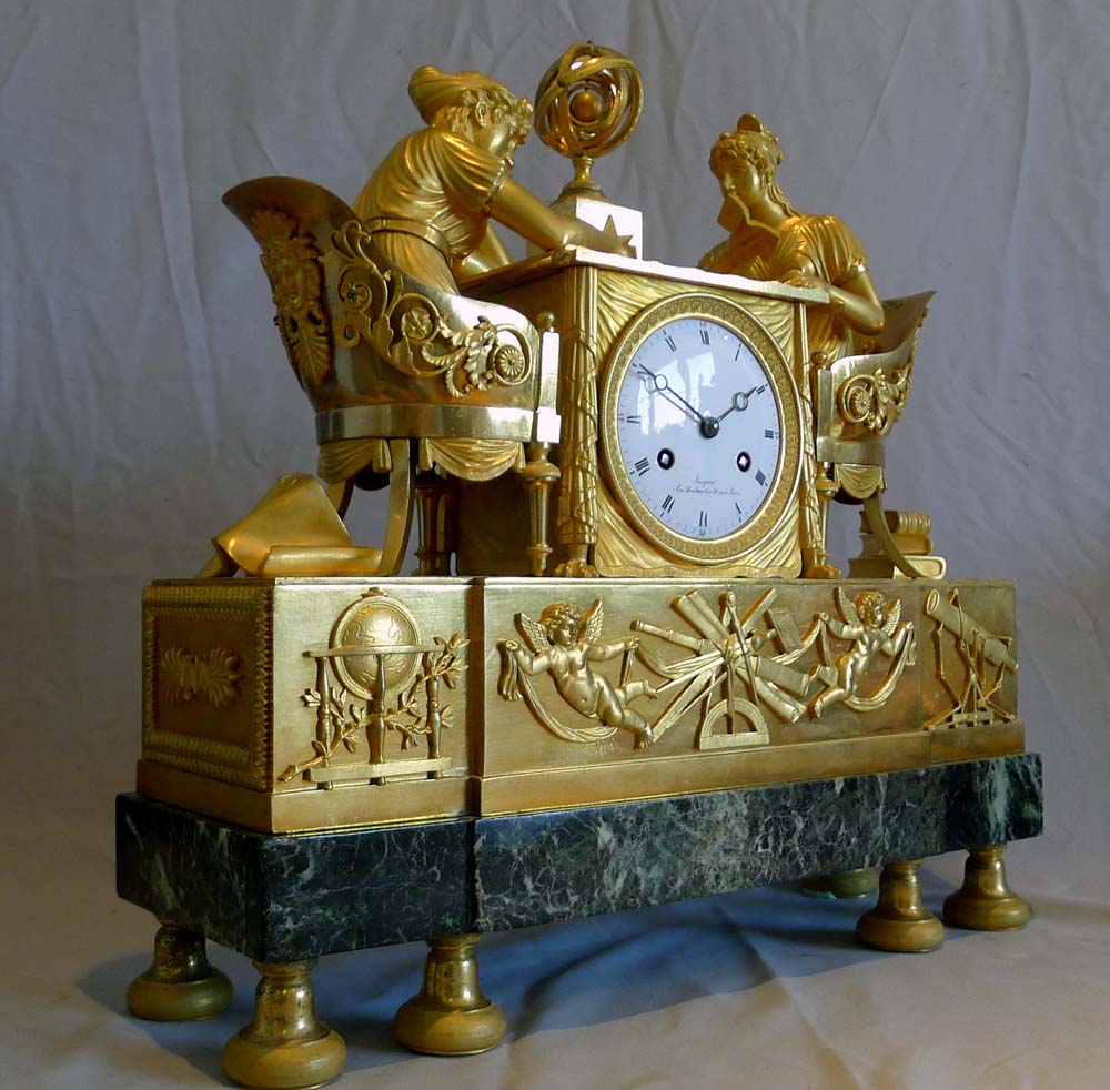 Antique French Empire clock 