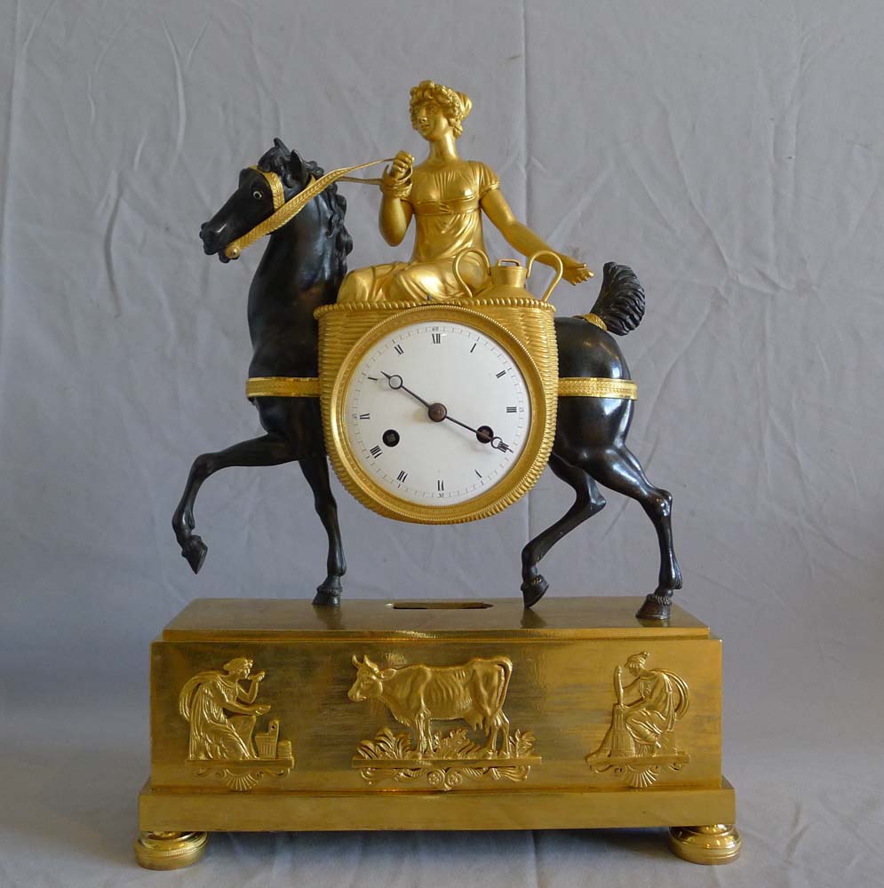 Antique French Empire clock of 