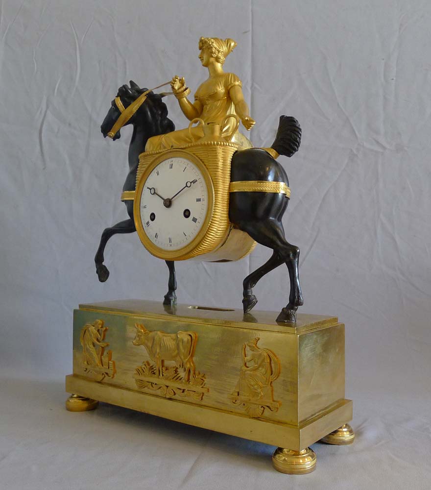 Antique French Empire clock of 
