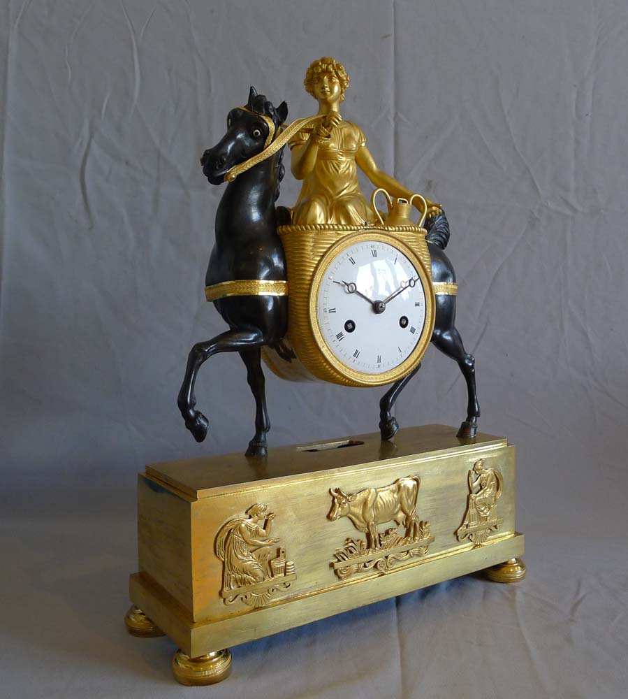 Antique French Empire clock of 
