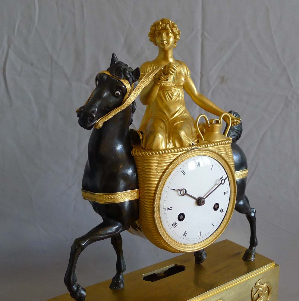 Antique French Empire clock of 