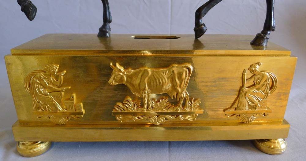 Antique French Empire clock of 