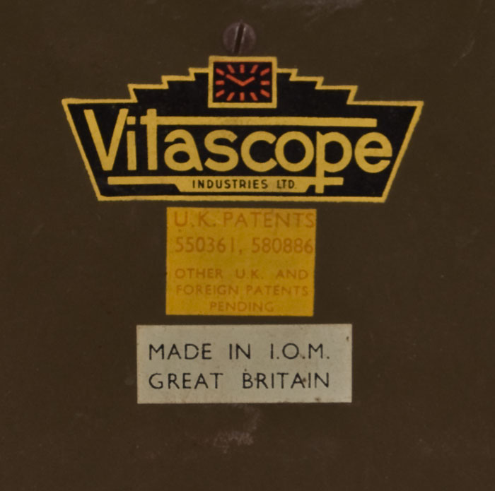 Vitascope bakalite automaton clock.