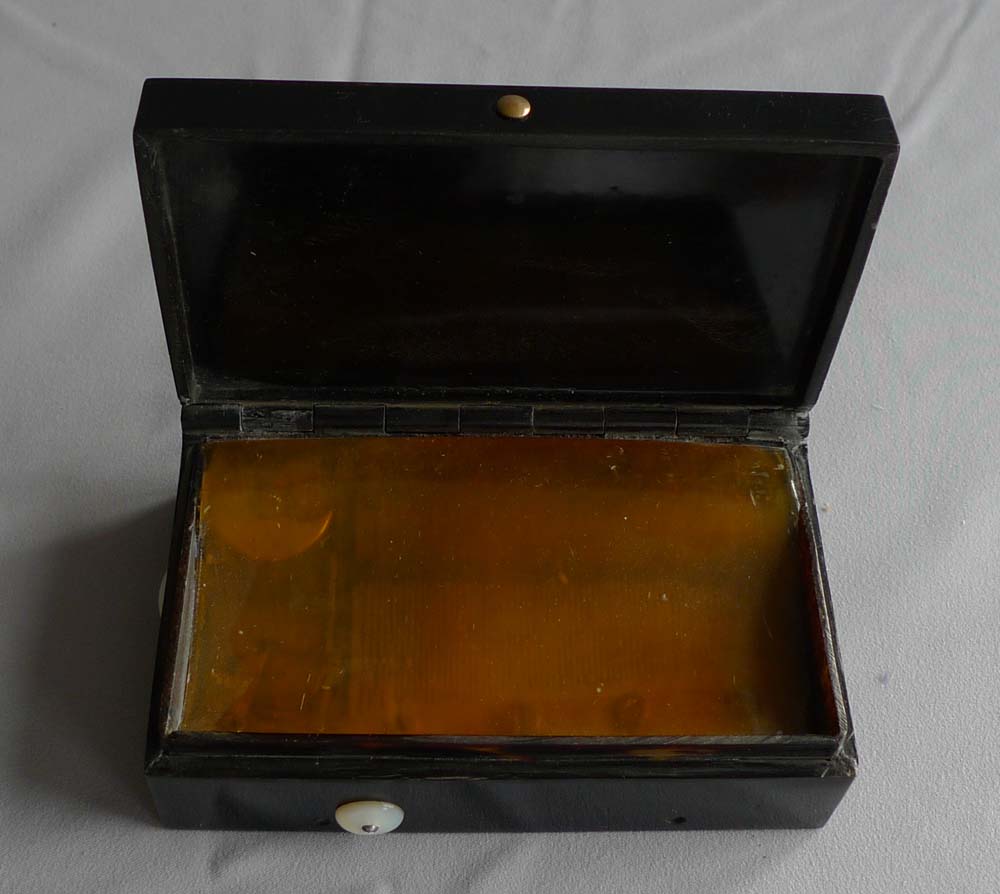 antique musical box with rare military theme in 