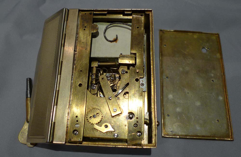 Antique Bruguier fusee singing bird box in engine turned silver case movement signed C. Bruguier 166