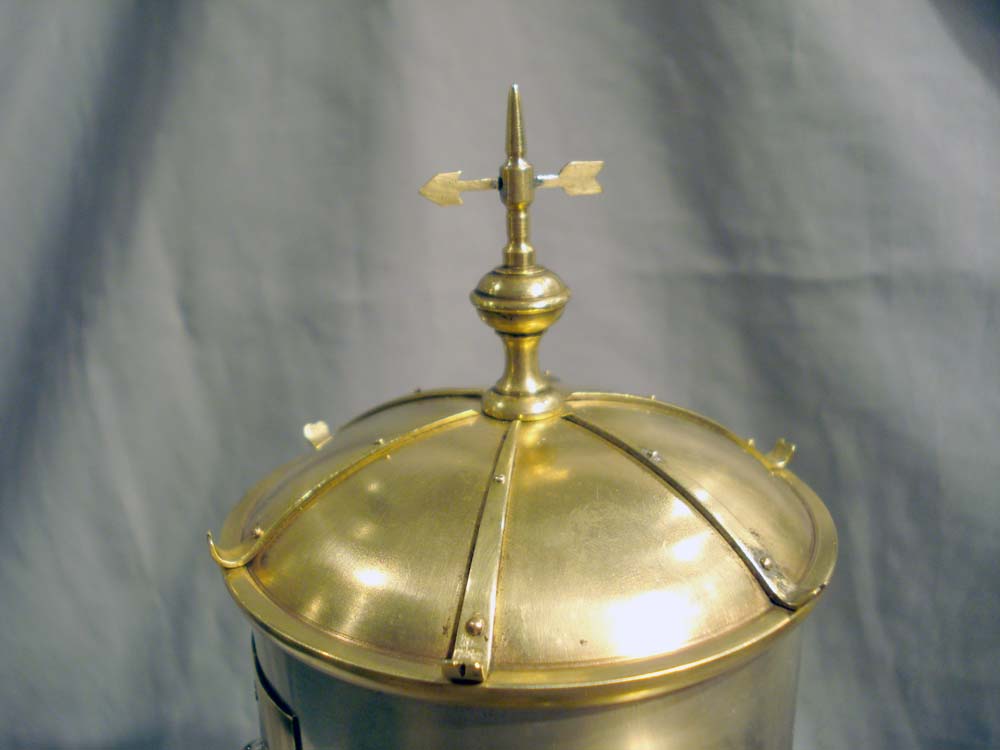 Antique Lighthouse Industrial automaton and weather station clock by Guilmet.