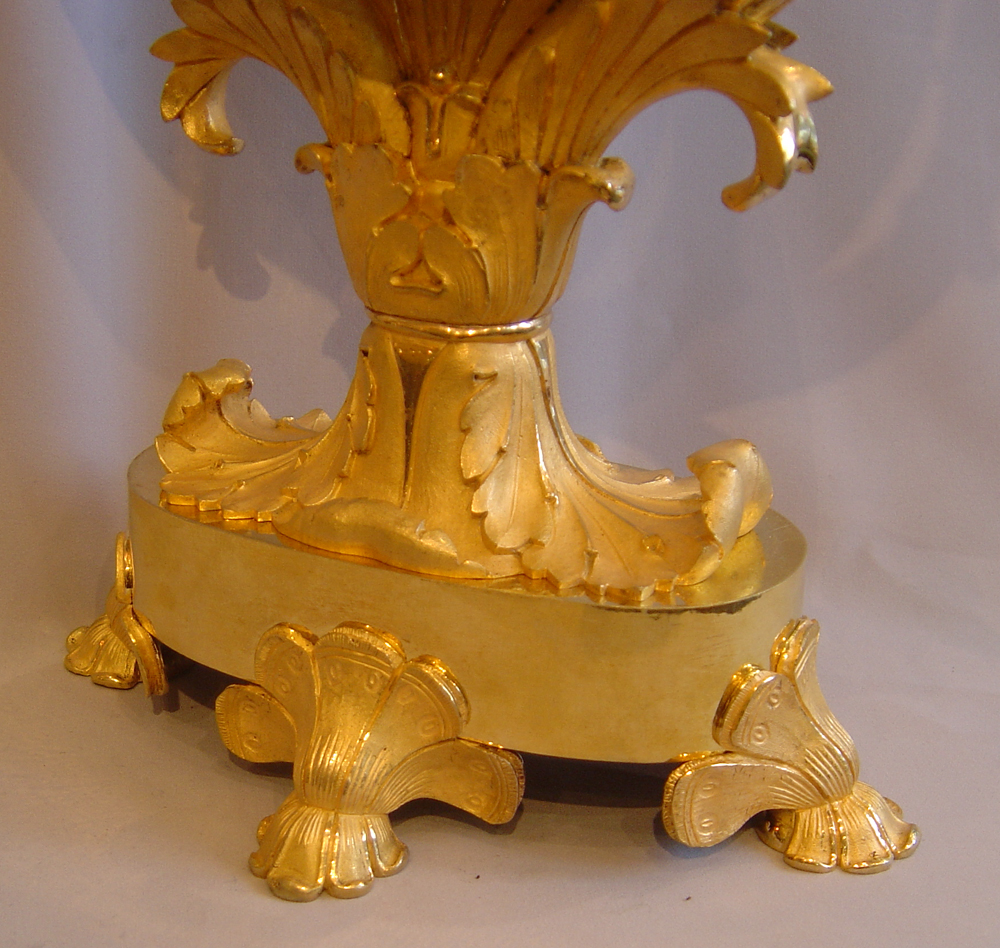 French antique Empire ormolu mirror.