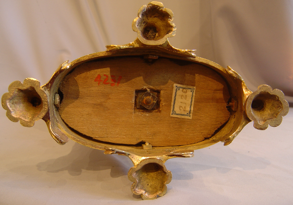 French antique Empire ormolu mirror.