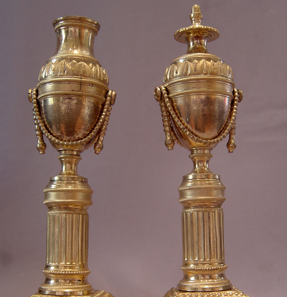 English antique ormolu cassolettes, late 18th early 19th century.