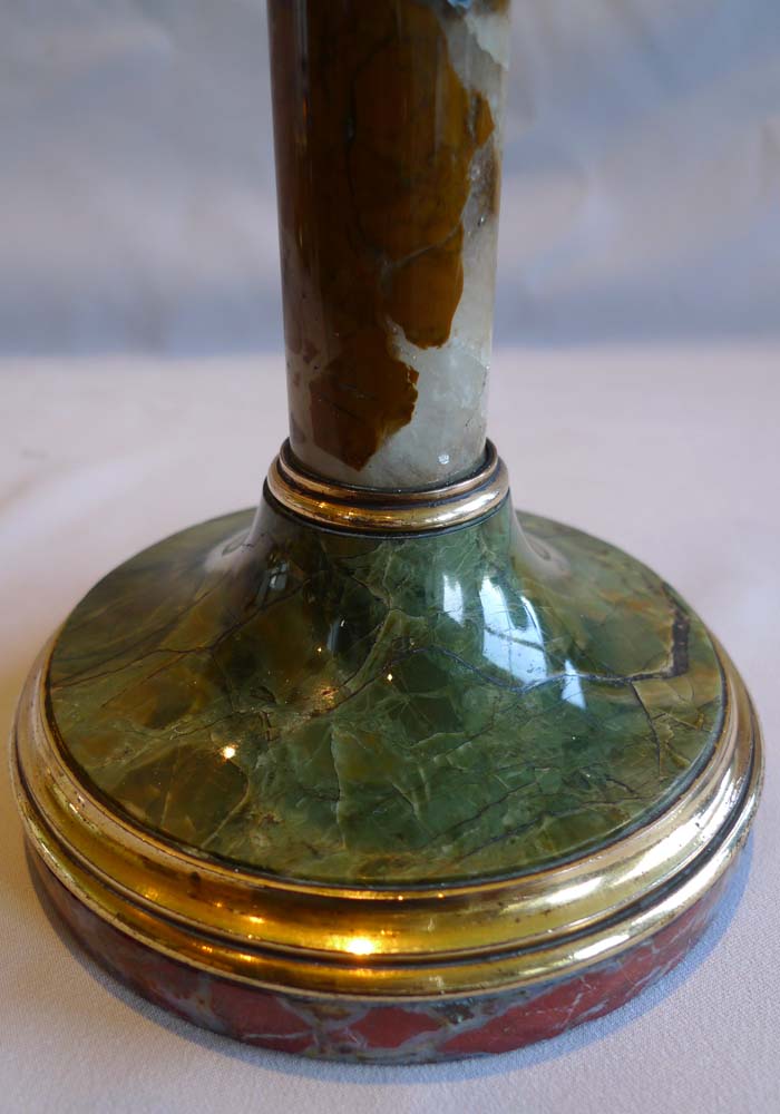 Pair English candlesticks.