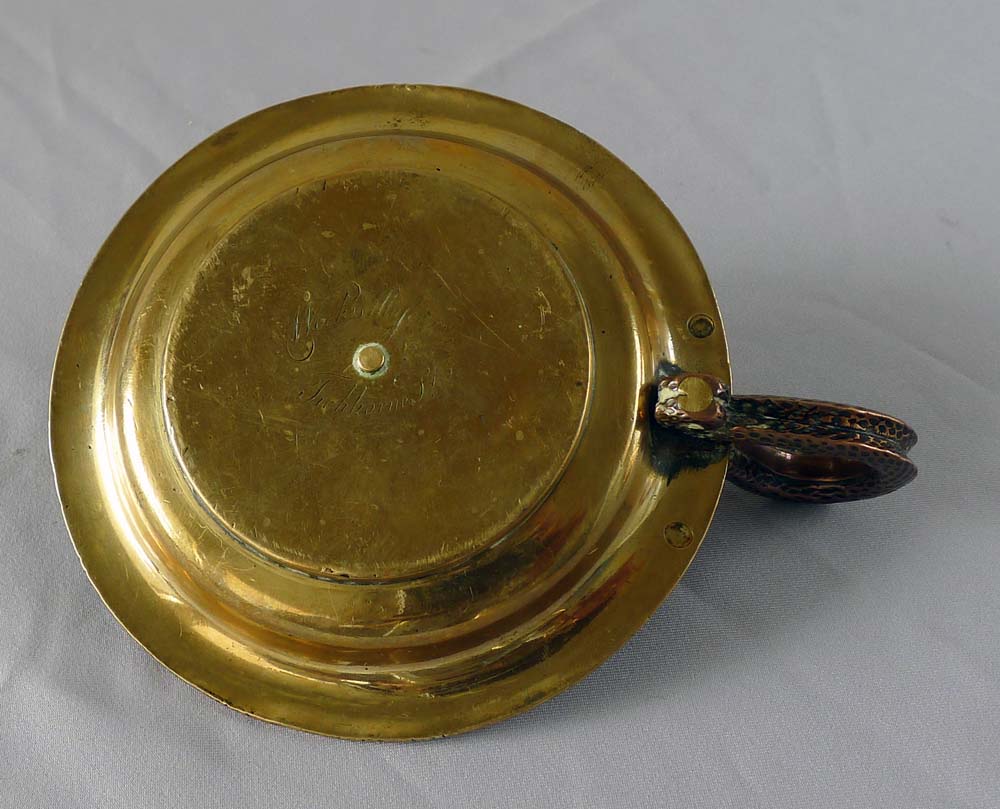 Fascinating antique candlestick or nightstick signed by weeks's Museum, Tichborne St. London.