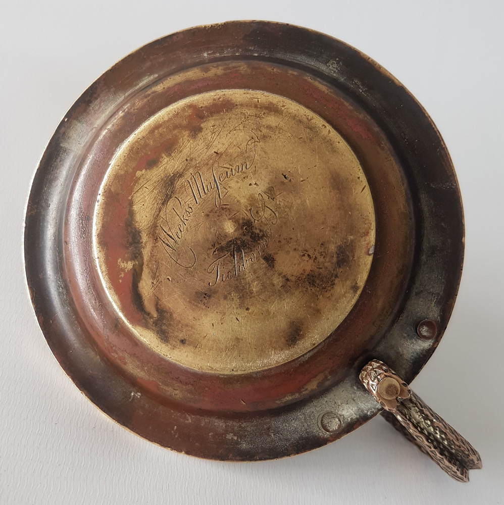 Fascinating antique candlestick or nightstick signed by weeks's Museum, Tichborne St. London